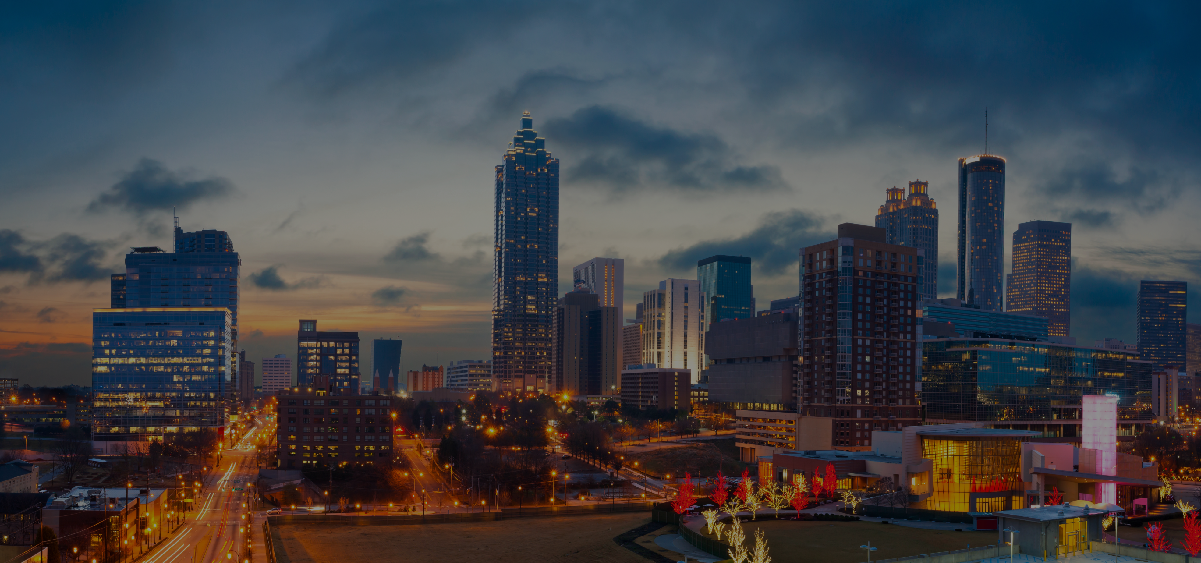Atlanta Skyline Background